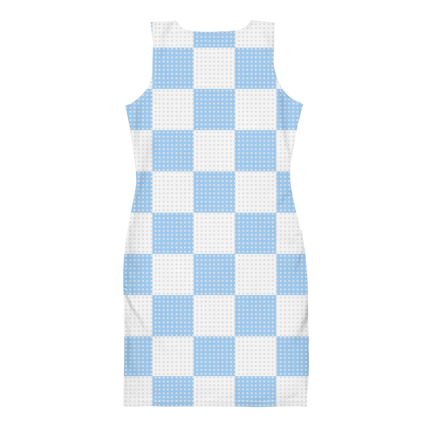 Zen Bodycon Checkered Dress