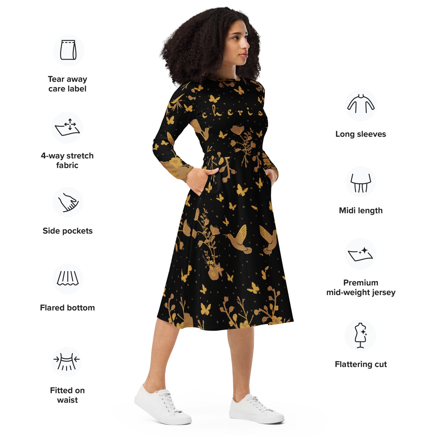 Long Sleeve Midi Dress