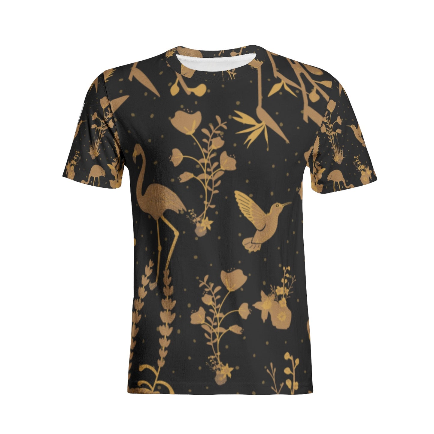 Zen Black & Gold Cotton T-shirt